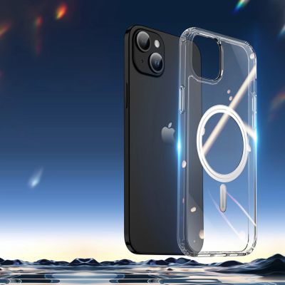 4. iPhone 15 Plus Case with MagSafe Dux Ducis Clin - Transparent
