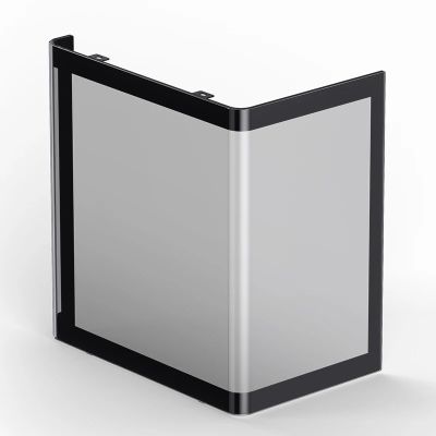 25. Jonsbo TK-0 PC Case, Mini-Tower, Mini-ITX, Tempered Glass, Wood - black