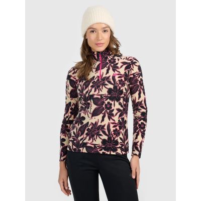 4FWarm thermal fleece underwear (top) women's 4F 4FRAW25UFLEF094-91A