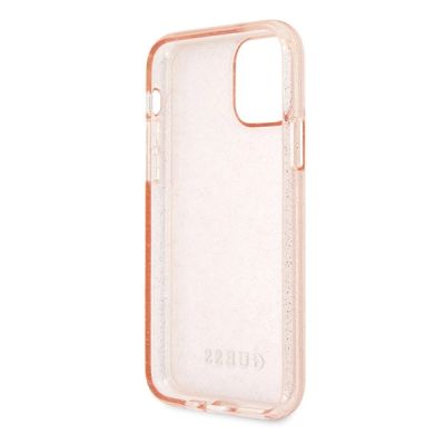 4. Guess GUHCN65PCGLPI iPhone 11 Pro Max pink/pink hard case Glitter