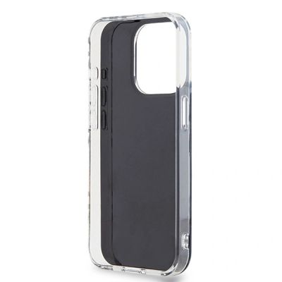 10. DKNY IML Checkered Mono Pattern case for iPhone 15 Pro - black