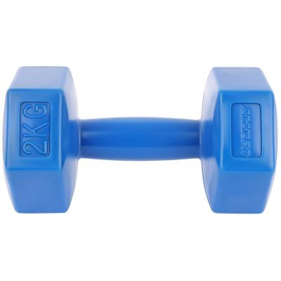 8. EB FIT composite dumbbell set 2x2kg blue 1027029