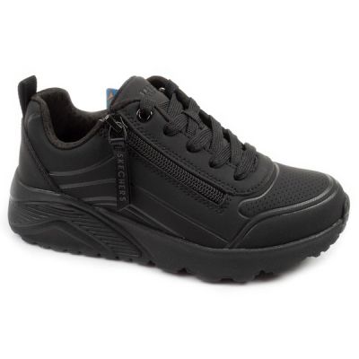 Skechers Uno Lite children's sports shoes black fashionable youth