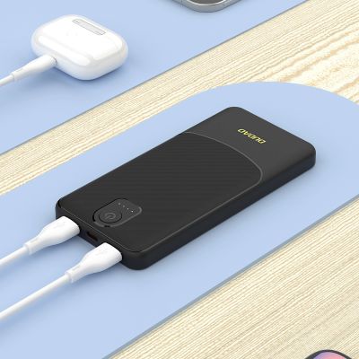 7. Dudao K10Pro Power Bank 2.4A 20000mAh 2 x USB-A - Black