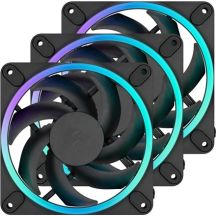 Fractal Design Momentum 12 RGB Computer Case Fan 12 cm Black 3 pcs.