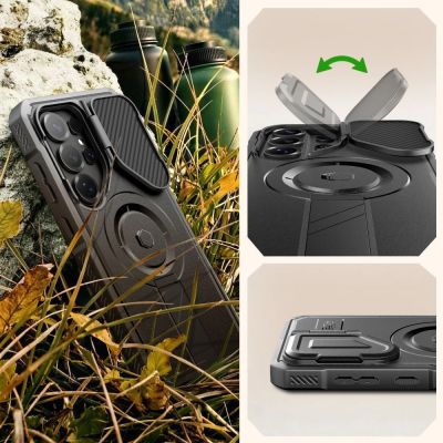 5. Tech-Protect Kevlar MagSafe 2-Set Case for Samsung Galaxy S26 Ultra - Black