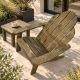 5. WOODEN GARDEN ARMCHAIR WITH ARMRESTS