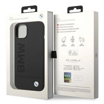 9. Case BMW BMHMP14MSLBLBK iPhone 14 Plus 6.7 "black / black hardcase Silicone Signature Logo Magsafe