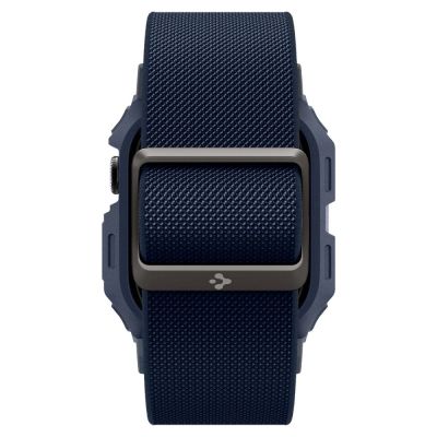 5. Spigen Lite Fit "Pro" Strap for Apple Watch 10 46mm - Navy Blue