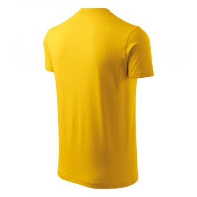 5. Malfini V-neck T-shirt M MLI-10204 yellow