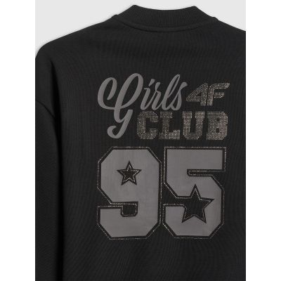 9. Girls' loose sweatshirt without hood 4F 4FJRSS26TSWSF2626-20S
