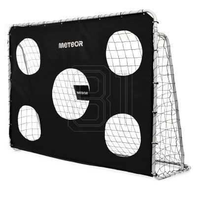 Meteor soccer goal with target mat 240x170x80 cm 16931