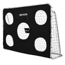 Meteor soccer goal with target mat 240x170x80 cm 16931
