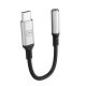 3. 3mk USB-C adapter - 3.5 mm minijack - silver