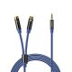 Orico AXRF audio cable mini jack 3.5 mm to 2x RCA female 2 m - blue