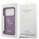 8. Guess Fixed Glitter Big 4G case for iPhone 17 Pro - purple