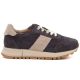6. Women's leather shoes, sneakers, brown, Potocki 40354