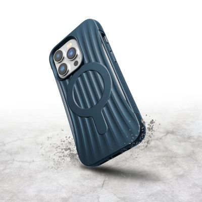 4. Raptic X-Doria Clutch Case iPhone 14 Pro with MagSafe back cover blue