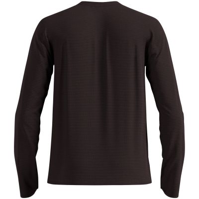 2. Men’s Odlo ESSENTIAL THERMAL Mid Layer Mock-Neck Top, Brown