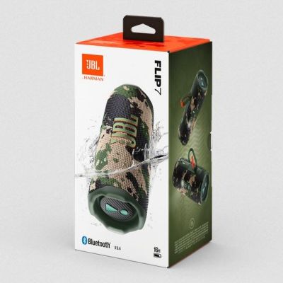 7. JBL FLIP 7 SQUAD Portable Speaker Camo