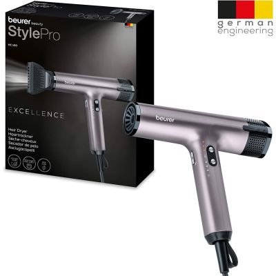 2. Beurer HC 100 Hair Dryer 1700 W Black, Gray