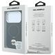 8. Karl Lagerfeld with Ring Stand 360 Karl Head Pin MagSafe Case for iPhone 18 Pro / 17 Pro - Black