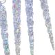 3. Iridescent Icicles Hanging Decoration 22 cm 4 PCS