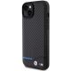 2. BMW Leather Carbon case for iPhone 15 Plus - black