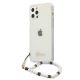 2. Guess GUHCP12MKPSWH iPhone 12/12 Pro 6.1" Transparent Hardcase White Pearl