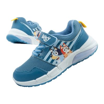 Leomil children's sports shoes Bluey sneakers, lightweight, with Velcro, LED, blue