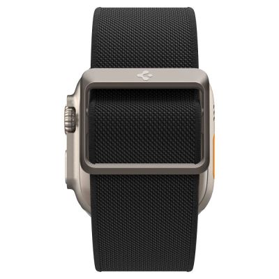 4. Spigen Fit Lite Ultra Strap for Apple Watch 4/5/6/7/8/9/SE/Ultra (42/44/45/49 mm) - Black