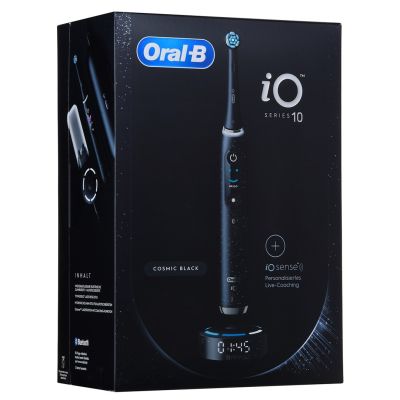 6. Oral-B iO Series 10 Cosmic Black Toothbrush
