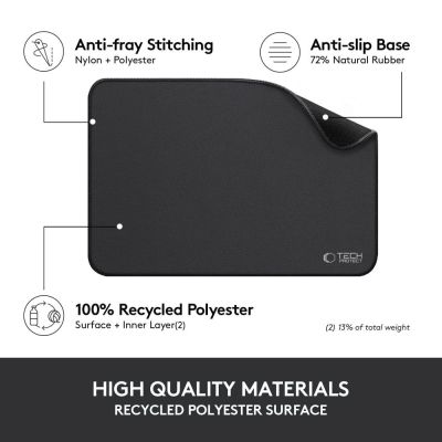 6. Tech-Protect A100 Mouse Pad 35 x 25 cm - Black