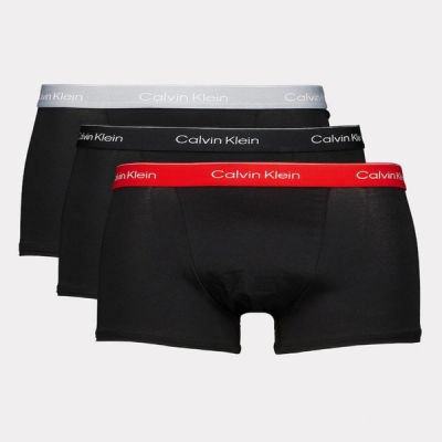 6. Calvin Klein Men’s Relaxed Boxer Briefs, 3-Pack, Stylish Cotton, Black and Multicolour