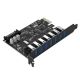 2. 7-Port USB 3.0 PCI-E Expansion Card for Desktop Chassis