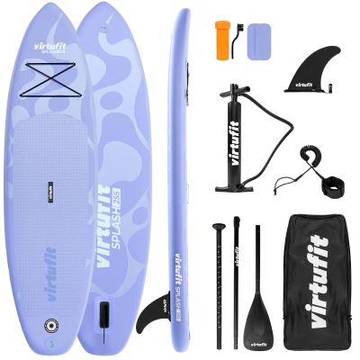 15. VIRTUFIT SUP BOARD SPLASH 225 WITH FLOW PURPLE ACCESSORIES