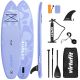 15. VIRTUFIT SUP BOARD SPLASH 225 WITH FLOW PURPLE ACCESSORIES