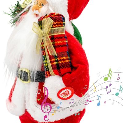 8. Decorative Dancing and Singing Santa Claus 28 cm MICA