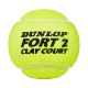 4. Dunlop Fort Clay Court Tennis Balls 4 pcs 601613