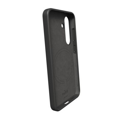 3. Puro Icon Mag Silicone Case with MagSafe for Samsung Galaxy S25+ - Black
