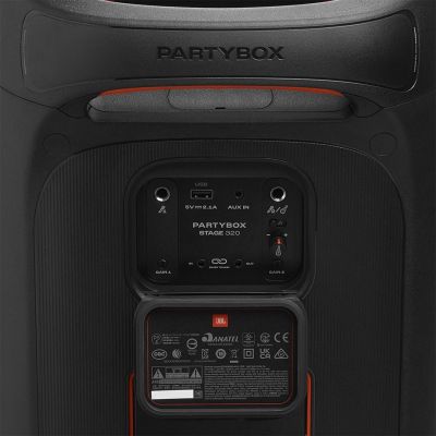 6. JBL PartyBox STAGE 320 Party Speaker Black 240 W