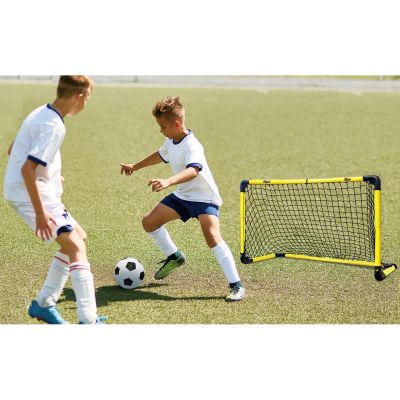 7. FOLDABLE FOOTBALL GOAL 91X43X61CM 36X17X24CM WITH HEIGHT AND WIDTH ADJUSTMENT
