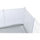 12. Indoor run, for guinea pigs/rabbits, white, 140 x 35 x 70 cm
