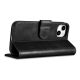 8. iCarer Oil Wax Wallet Case 2in1 Cover iPhone 14 Plus Anti-RFID Leather Flip Case Black (WMI14220723-BK)
