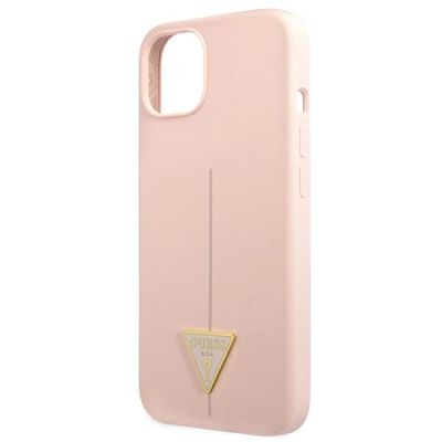 6. Guess GUHCP13SSLTGP iPhone 13 mini 5.4" pink/pink hardcase Silicone Triangle