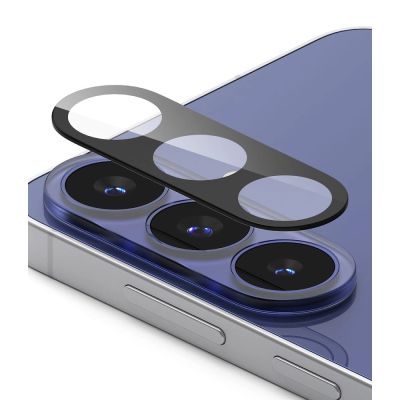 3. Ringke Camera Full Cover 2-Pack Tempered Glass for Samsung Galaxy S26 FE - Black
