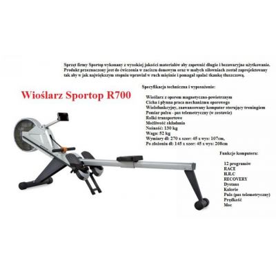 SPORTOP R700 rowing machine