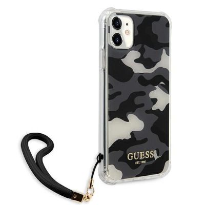 4. Guess GUHCN61KSARBK iPhone 11 6.1" / Xr black/black hardcase Camo Collection