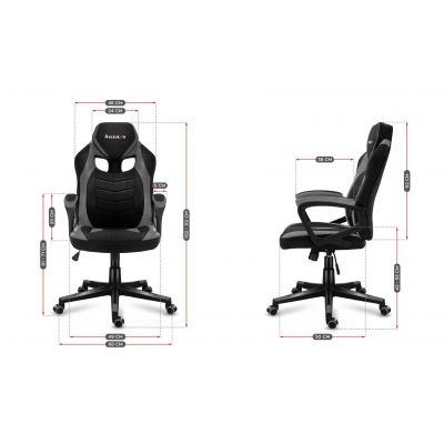 15. HZ-Force 2.5 Grey Mesh Gaming Chair