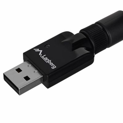 5. Lanberg N150 NC-0150-WE Network Card (USB 2.0, WiFi Antenna Connector)
